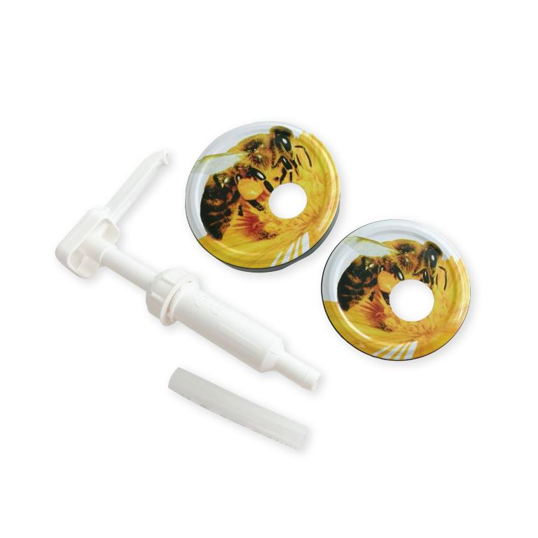 Honigdispenser-Bienenhaus-Freinberg-Honigbesteck