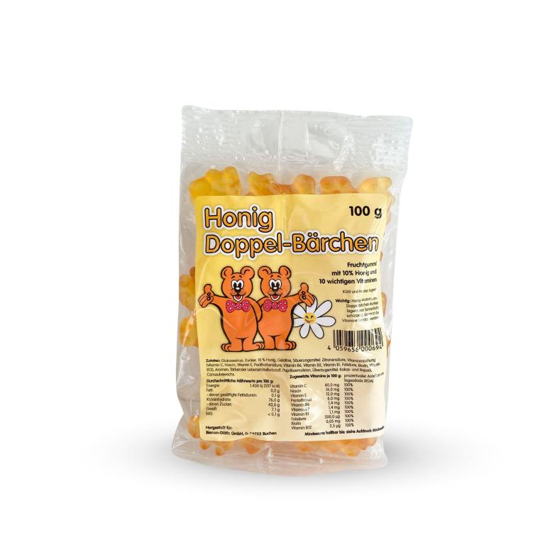 Honig-Doppel-Baerchen-100g-Bienen-Diaetic-Bienenhaus-Freinberg-Bonbons-Zuckerl
