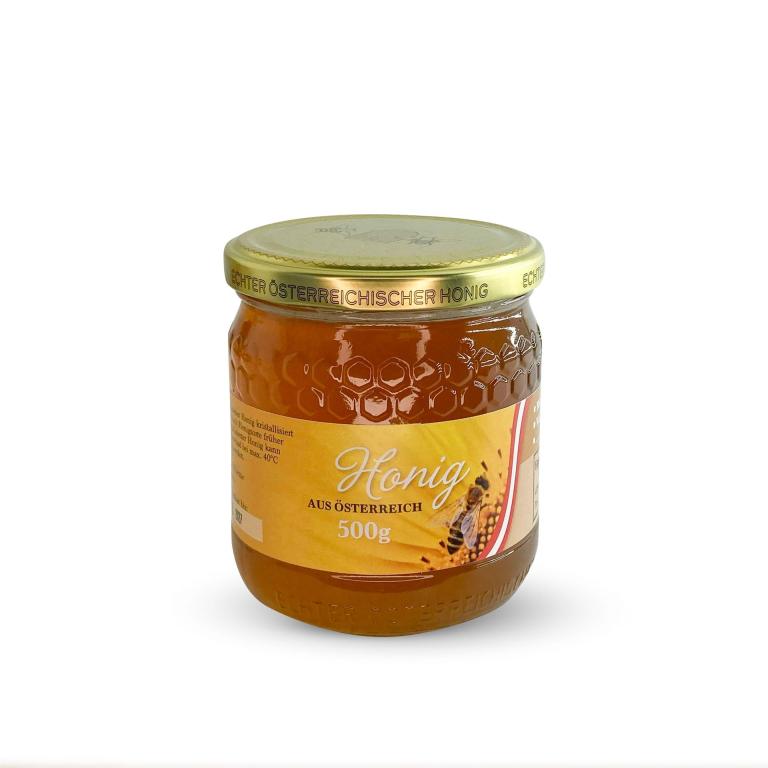 Bluete+Wald-Honig-aus-Oesterreich-500g-Bienenhaus-Freinberg-Bienenprodukte