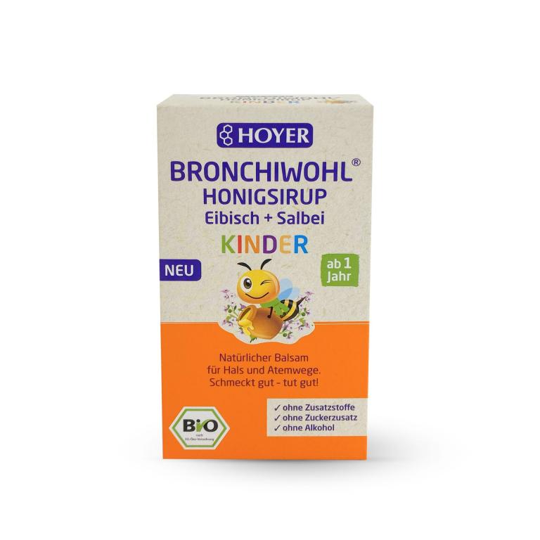 Bronchiwohl-Honigsirup-Kinder-Hoyer-Bienenhaus-Freinberg-Nahrungsergaenzung