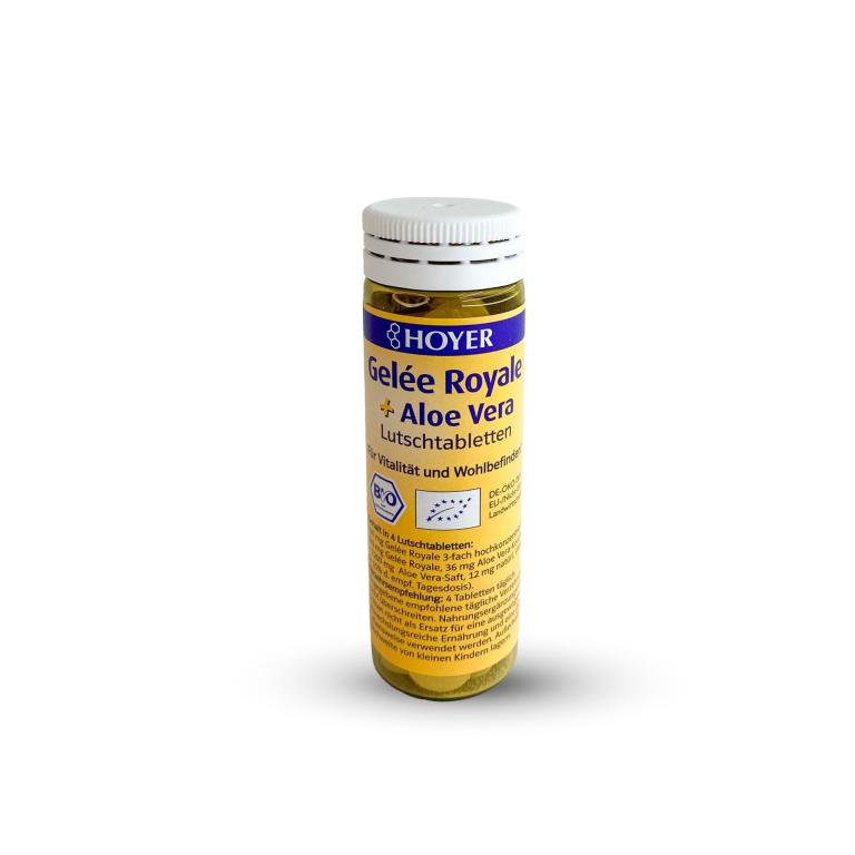 Gelee-Royale-Aloe-Vera-Lutschtabletten-Hoyer-Bienenhaus-Freinberg-Nahrungsergaenzung