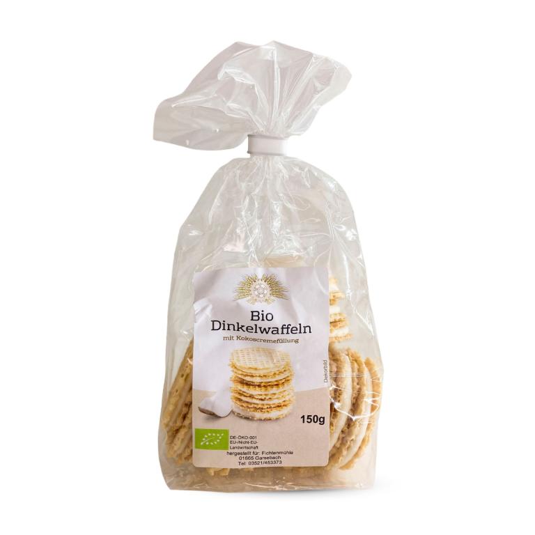 Bio-Dinkel-Waffeln-Kokoscremefuellung-150g-Fichtenmuehle-Bienenhaus-Freinberg-Bienenprodukte-und-Imkereibedarf-Regionales