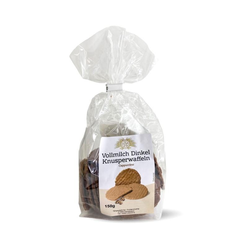 Vollmilch-Dinkel-Knusperwaffeln-Cappuccino-150g-Bienenhaus-Freinberg-Bienenprodukte-und-Imkereibedarf-Regionales